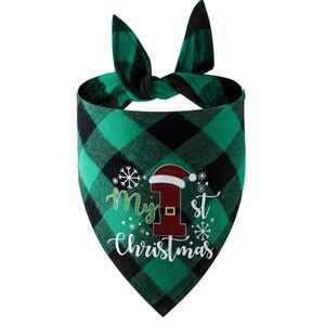 My 1st Christmas Dog Scarf